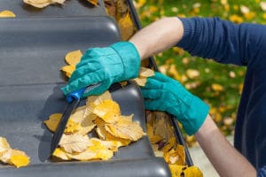 Fall gutter Maintenance